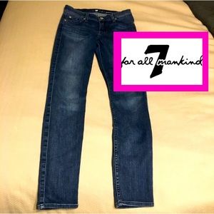7 for All Mankind Dark Jeans Size 27
